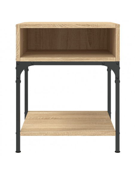 Comodini 2 pz Rovere Sonoma 40x41x50 cm in Legno Multistrato