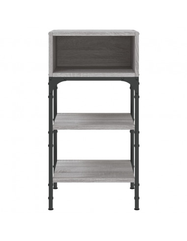 Comodini 2 pz Grigio Sonoma 35x34,5x70 cm in Legno Multistrato