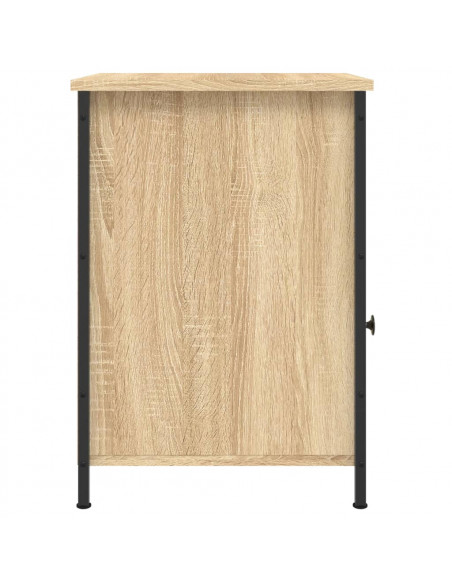 Comodini 2 pz Rovere Sonoma 40x42x60 cm in Legno Multistrato