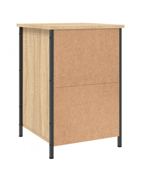 Comodini 2 pz Rovere Sonoma 40x42x60 cm in Legno Multistrato