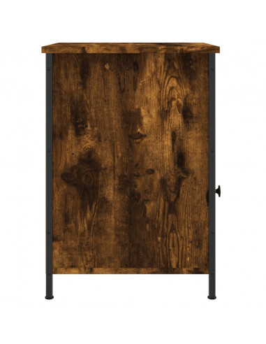 Comodini 2 pz Rovere Fumo 40x42x60 cm in Legno Multistrato