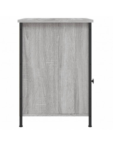 Comodini 2 pz Grigio Sonoma 40x42x60 cm in Legno Multistrato