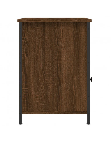 Comodini Rovere Marrone 2 pz 40x42x60 cm Legno Multistrato