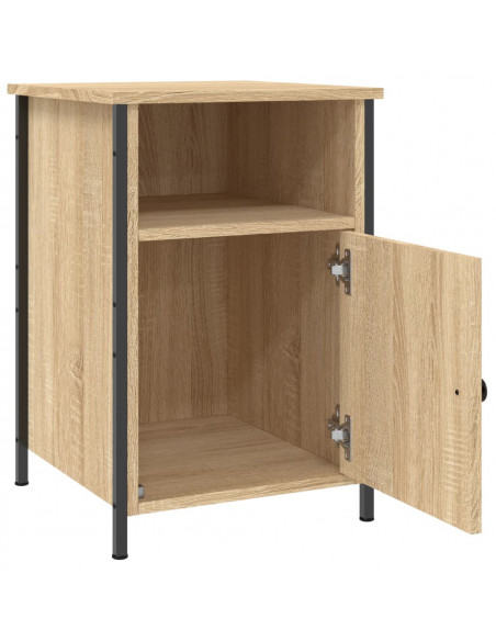 Comodini 2 pz Rovere Sonoma 40x42x60 cm in Legno Multistrato