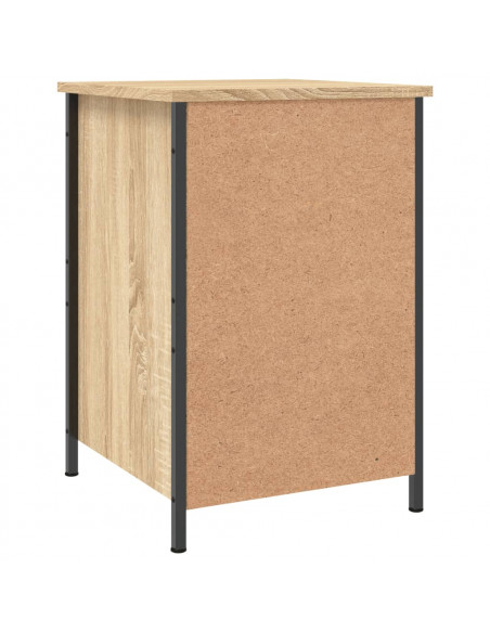 Comodini 2 pz Rovere Sonoma 40x42x60 cm in Legno Multistrato