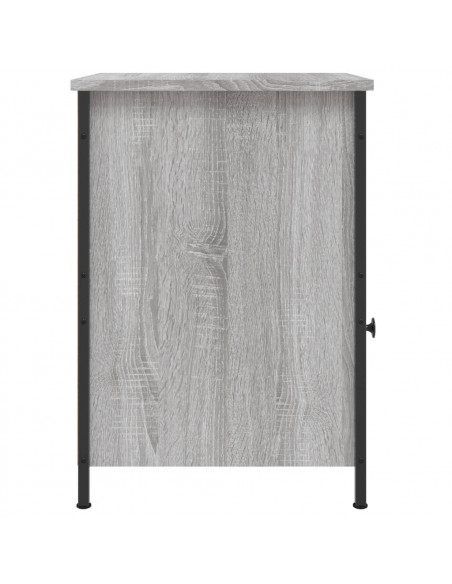 Comodini 2 pz Grigio Sonoma 40x42x60 cm in Legno Multistrato