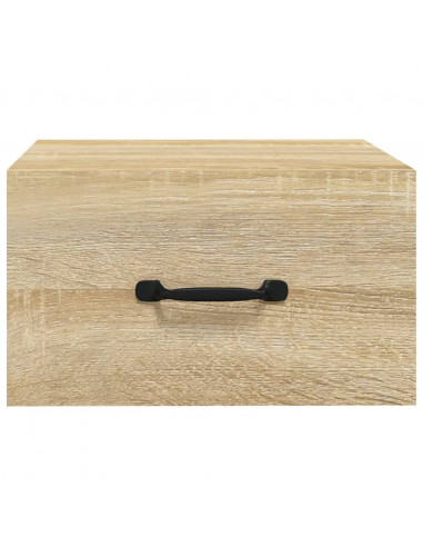 Comodini a Muro 2 pz Rovere Sonoma 35x35x20 cm