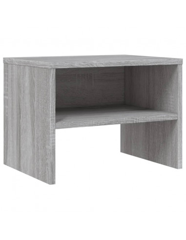 Comodini Grigio Sonoma 2 pz 40x30x30 cm in Legno Multistrato