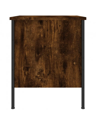 Comodini 2 pz Rovere Fumo 40x42x50 cm in Legno Multistrato