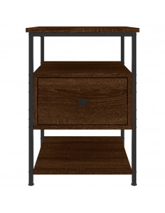 Comodini 2 pz Rovere Marrone 40x42x56 cm in Legno Multistrato 2