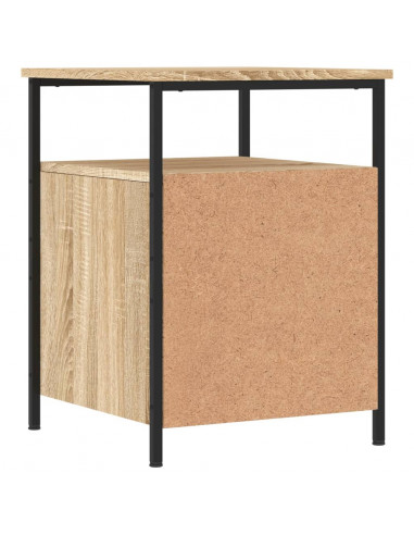 Comodini 2 pz Rovere Sonoma 44x45x60 cm in Legno Multistrato