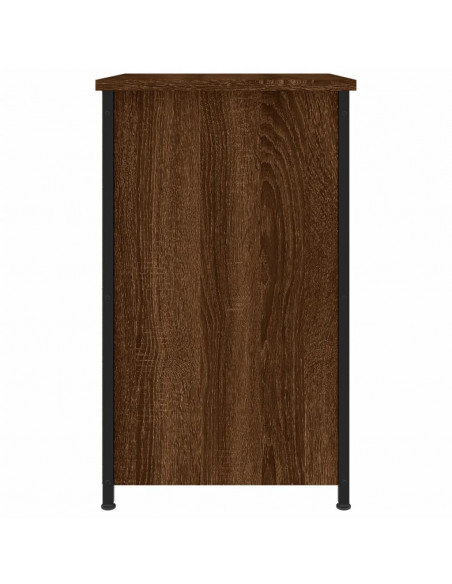 Comodini 2 pz Rovere Marrone 40x36x60 cm in Legno Multistrato