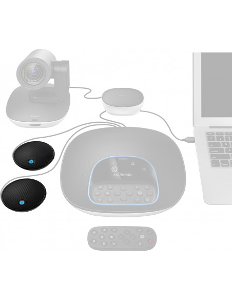 Logitech Expansion Microphone Nero Microfono da tavolo