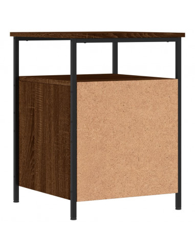 Comodini 2 pz Rovere Marrone 44x45x60 cm in Legno Multistrato