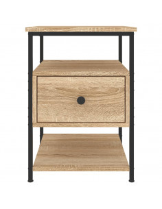 Comodini 2 pz Rovere Sonoma 40x42x56 cm in Legno Multistrato 2