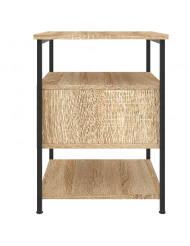 Comodini 2 pz Rovere Sonoma 40x42x56 cm in Legno Multistrato