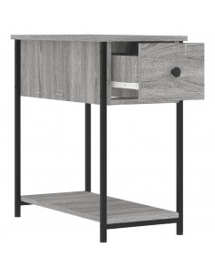 Comodini 2 pz Grigio Sonoma 30x60x60 cm in Legno Multistrato 2