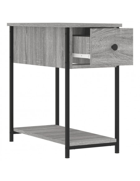 Comodini 2 pz Grigio Sonoma 30x60x60 cm in Legno Multistrato