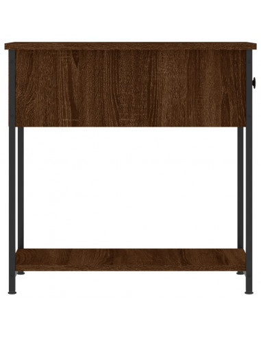 Comodini 2 pz Rovere Marrone 30x60x60 cm in Legno Multistrato