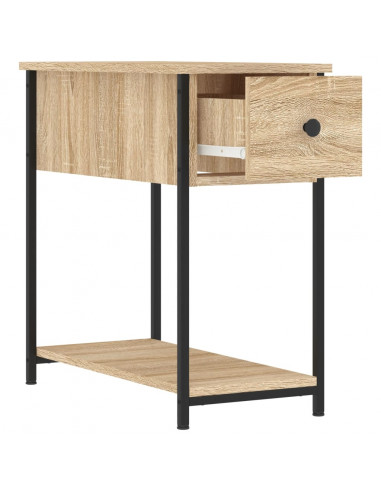 Comodini 2 pz Rovere Sonoma 30x60x60 cm in Legno Multistrato