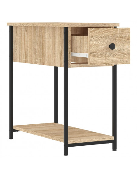 Comodini 2 pz Rovere Sonoma 30x60x60 cm in Legno Multistrato