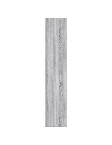 Libreria Grigio Sonoma 60x30x152 cm in Legno Multistrato