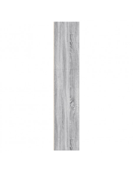 Libreria Grigio Sonoma 60x30x152 cm in Legno Multistrato