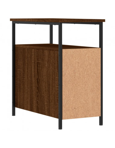 Comodini 2 pz Rovere Marrone 30x60x60 cm in Legno Multistrato