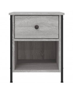 Comodini 2 pz Grigio Sonoma 40x42x50 cm in Legno Multistrato 2