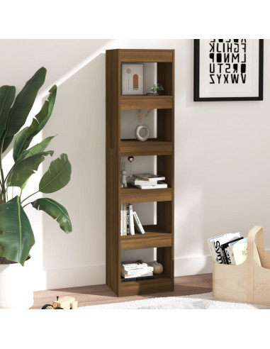 Libreria/Divisorio Rovere Marrone 40x30x166 cm