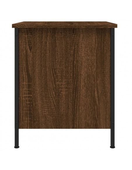 Comodini 2 pz Rovere Marrone 40x42x50 cm in Legno Multistrato