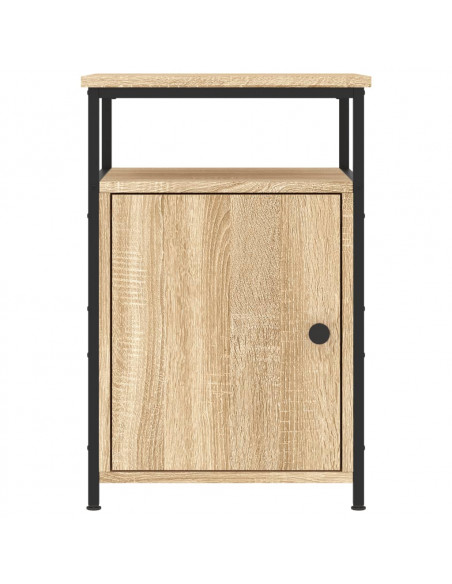 Comodini 2 pz Rovere Sonoma 40x42x60 cm in Legno Multistrato