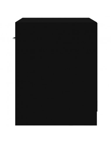 Comodini 2 pz con Cassetto Neri