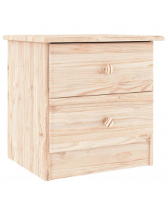 Comodino ALTA 41x35x41 cm in Legno Massello di Pino 2