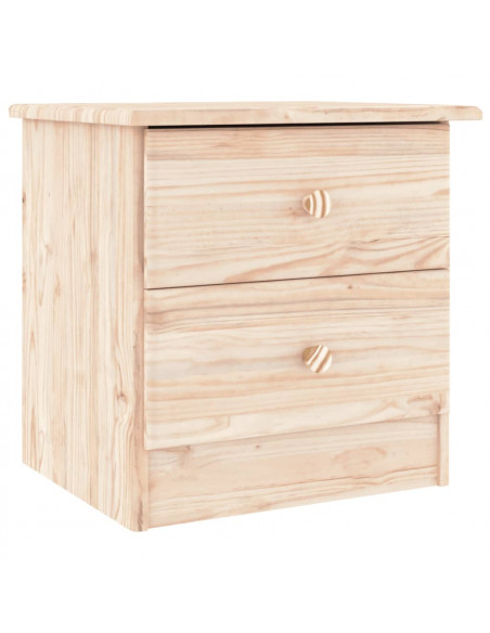 Comodino ALTA 41x35x41 cm in Legno Massello di Pino