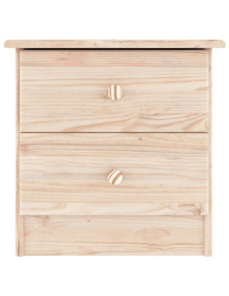 Comodino ALTA 41x35x41 cm in Legno Massello di Pino