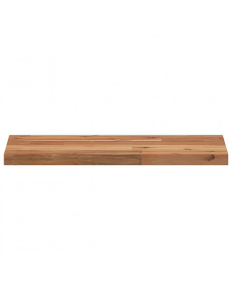 Mensole da Parete 2 pz 40x20x2 cm Legno Acacia Rifinito a Olio