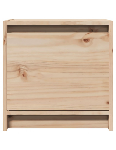 Comodini 2 pz 40x30,5x40 cm in Legno Massello di Pino