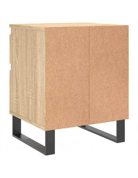 Comodini 2pz Rovere Sonoma 40x35x50 cm in Legno Multistrato