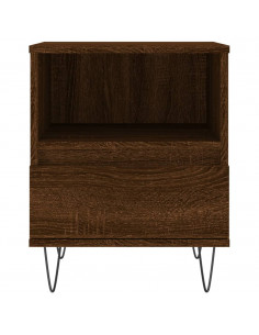 Comodini 2pz Rovere Marrone 40x35x50 cm in Legno Multistrato 2