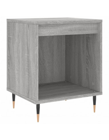 Comodini 2pz Grigio Sonoma 40x35x50 cm in Legno Multistrato