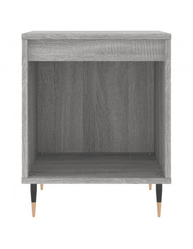 Comodini 2pz Grigio Sonoma 40x35x50 cm in Legno Multistrato