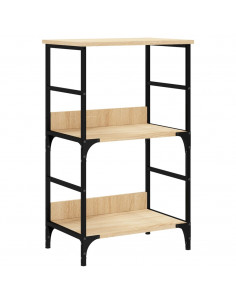 Libreria Rovere Sonoma 50x33x82 cm in Legno Multistrato 2