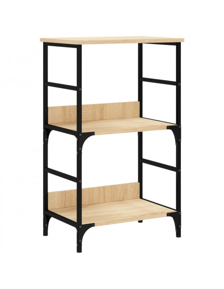 Libreria Rovere Sonoma 50x33x82 cm in Legno Multistrato