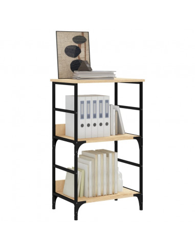 Libreria Rovere Sonoma 50x33x82 cm in Legno Multistrato