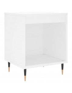 Comodino Bianco 40x35x50 cm in Legno Multistrato 2