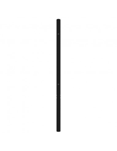 Testiera in Metallo Nero 135 cm