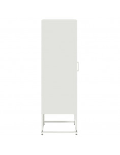 Credenza Bianca 36x39x123 cm in Acciaio 2