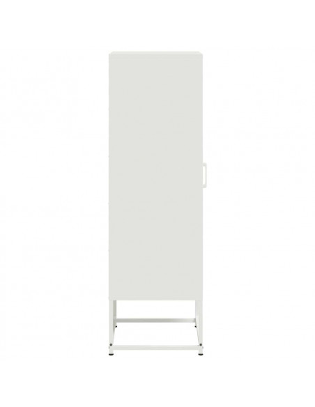 Credenza Bianca 36x39x123 cm in Acciaio