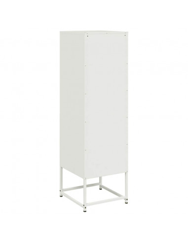 Credenza Bianca 36x39x123 cm in Acciaio